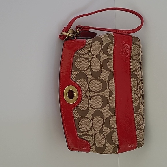 Coach Red Purse - Picture 4 of 6